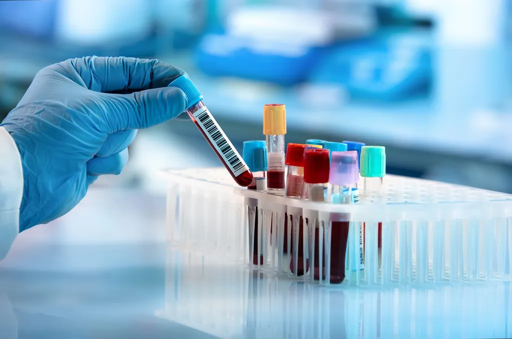 Scientist performing advanced clinical lab testing and diagnostics